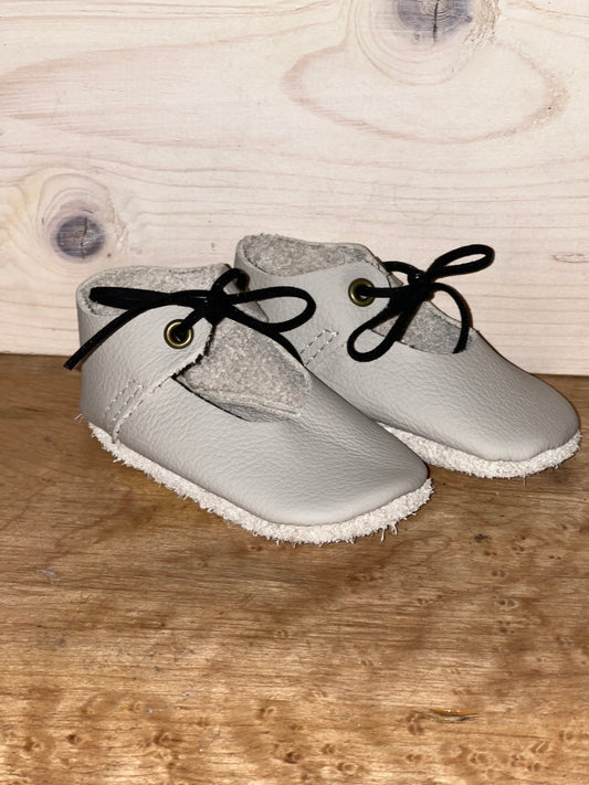 Natural Leather Baby Shoes Mary Jane Crib Shoe