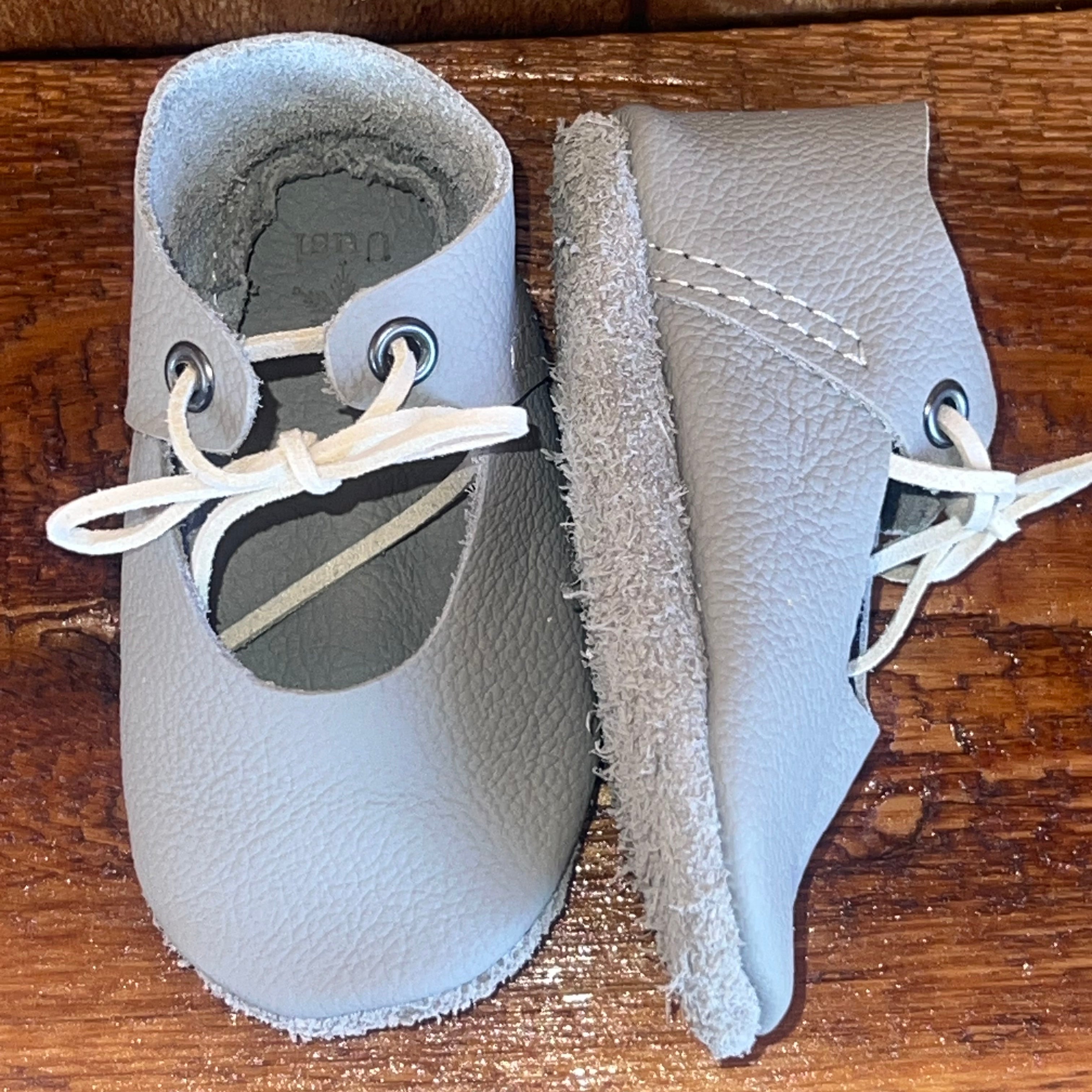 Natural Leather Baby Shoes Mary Jane Crib Shoe