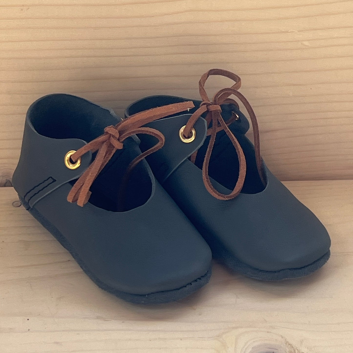 Natural Leather Baby Shoes Mary Jane Crib Shoe