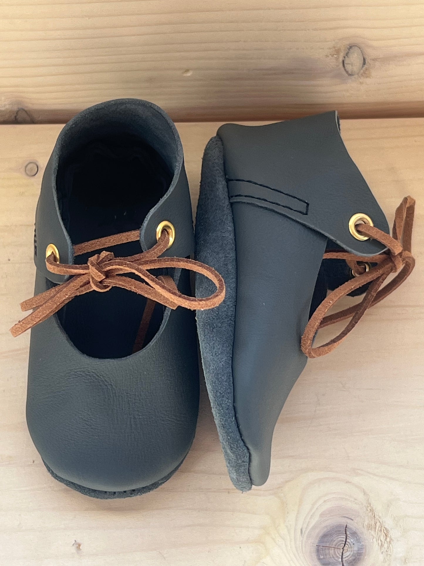 Natural Leather Baby Shoes Mary Jane Crib Shoe