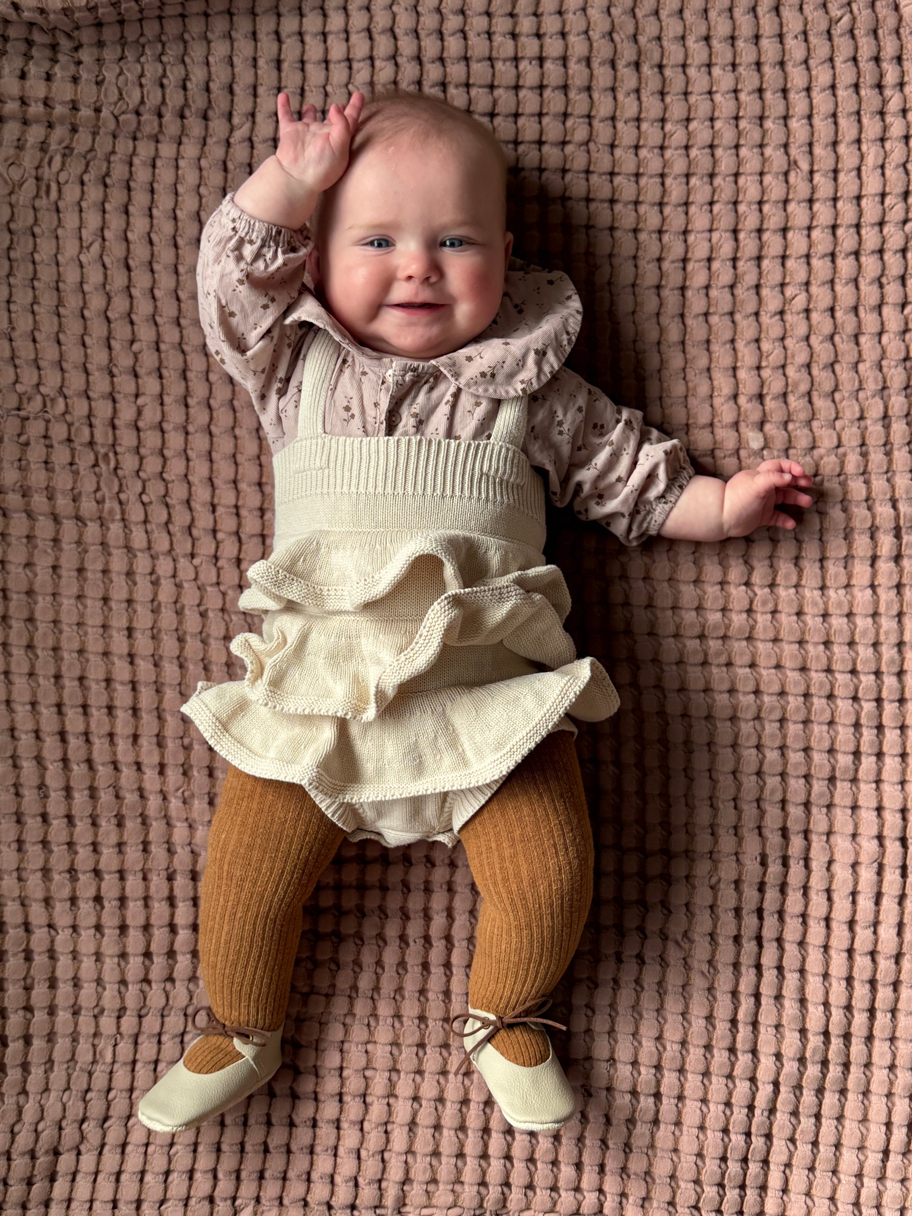 Natural Leather Baby Shoes Mary Jane Crib Shoe